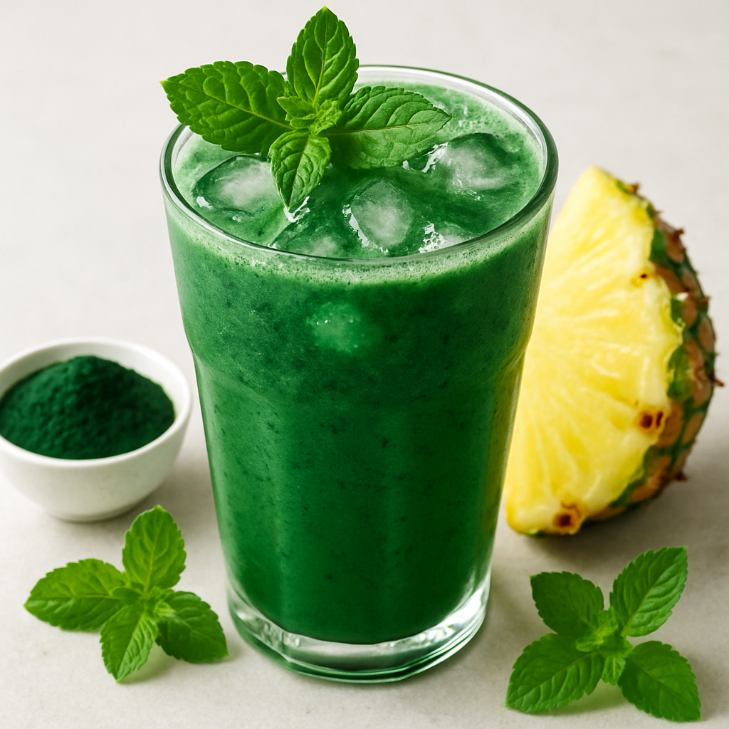 Smoothie Verde com Spirulina
