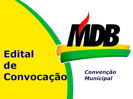 Edital de Convocação de Convenção do MDB (Partido do Movimento Democrático Brasileiro)