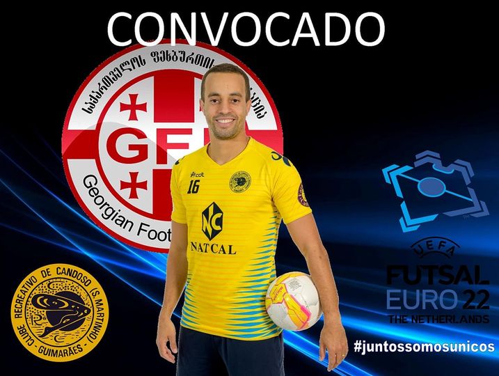 Atleta ubiratanense Thales Feitosa é convocado pela seleção da Geórgia para o Europeu de Futsal