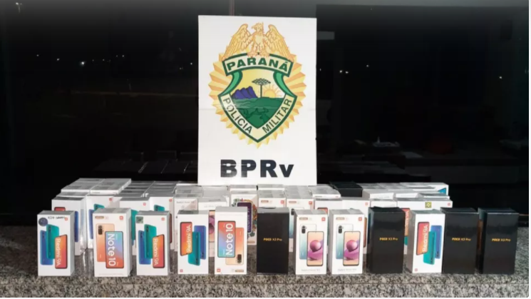Homem é detido pelo BPRv com 77 celulares contrabandeados em Ubiratã