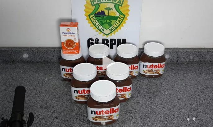 “Ladrão Nutella”: Homem furta 7 potes de creme de avelã e caixa de leite condensado