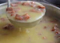 Caldo de Mandioca com Bacon