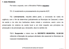 A fim de evitar aglomerações, Ministério Público vai à Justiça para que comércio seja fechado em Cascavel