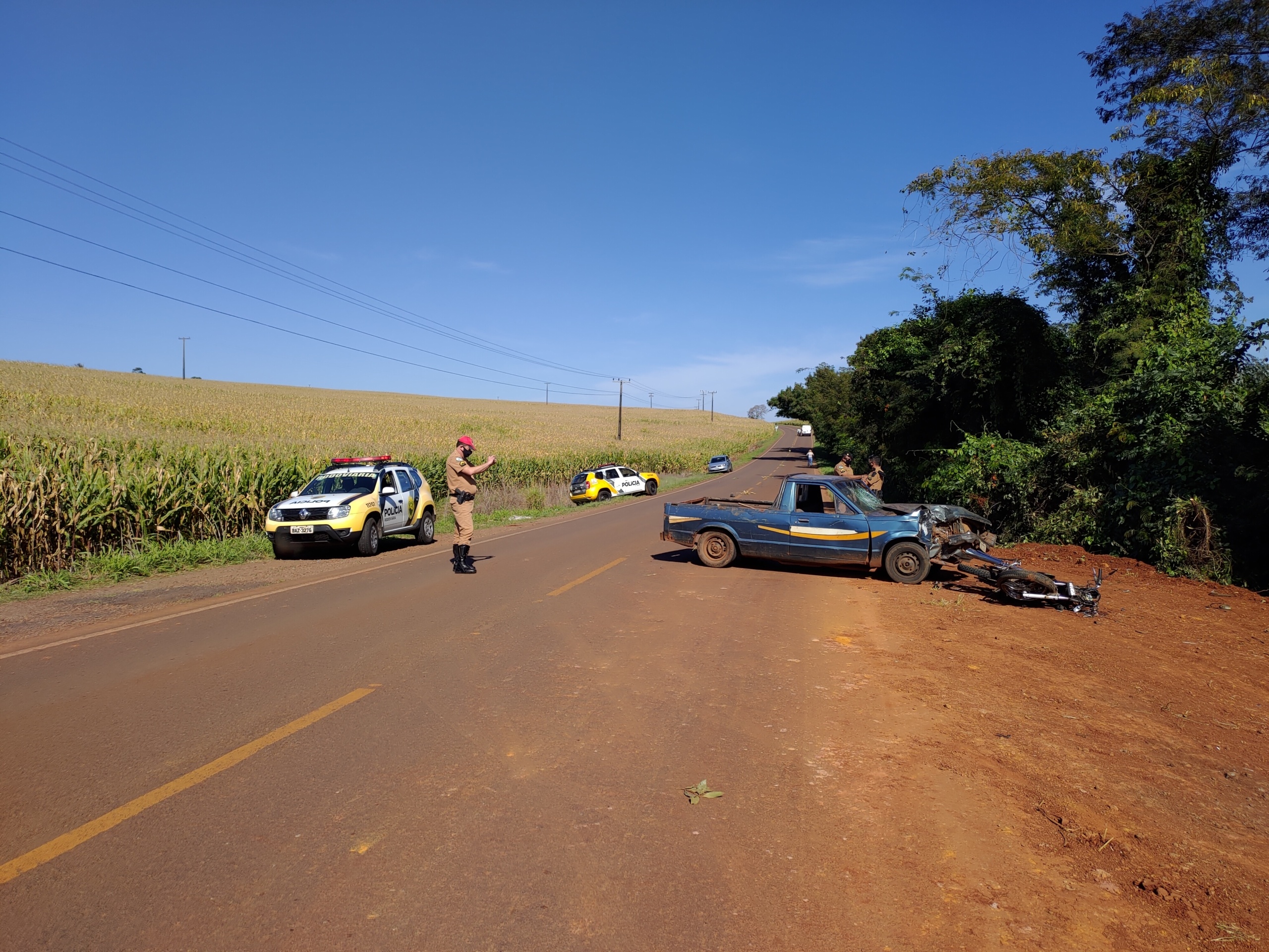 Grave Acidente Tira a Vida de Motociclista na PR-239 Entre Nova Cantu e Roncador