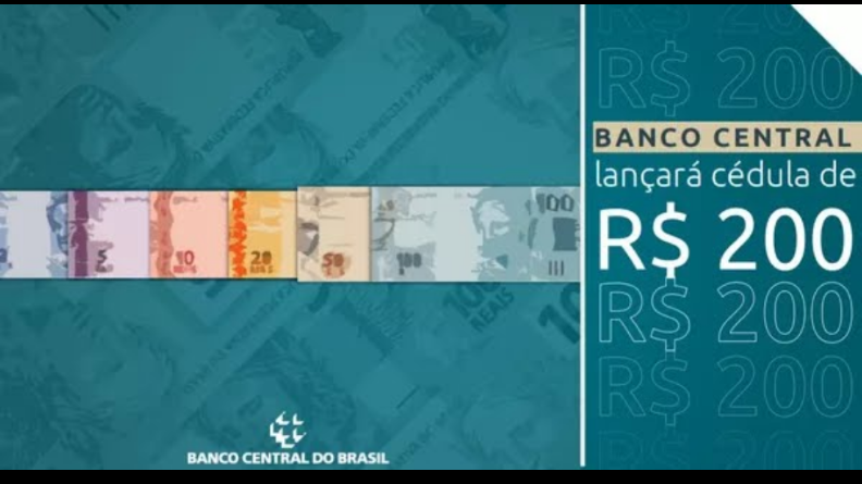 Banco Central anuncia que lançará cédula de R$ 200 em agosto