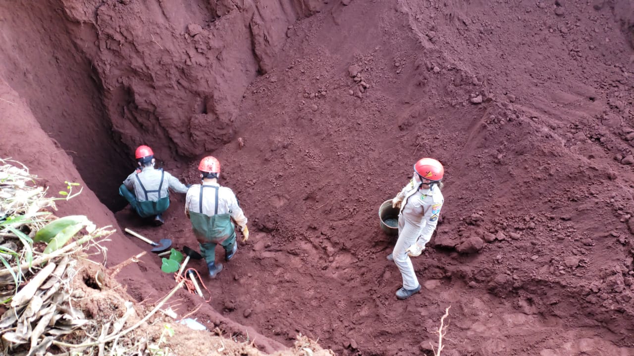 Operação para resgate de corpo em poço entra no segundo dia em Campo Mourão