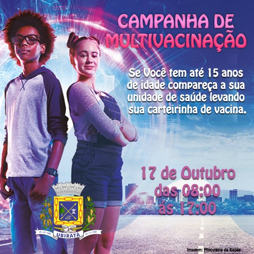 CAMPANHA NACIONAL DE VACINAÇÃO CONTRA POLIOMIELITE E DE MULTIVACINAÇÃO