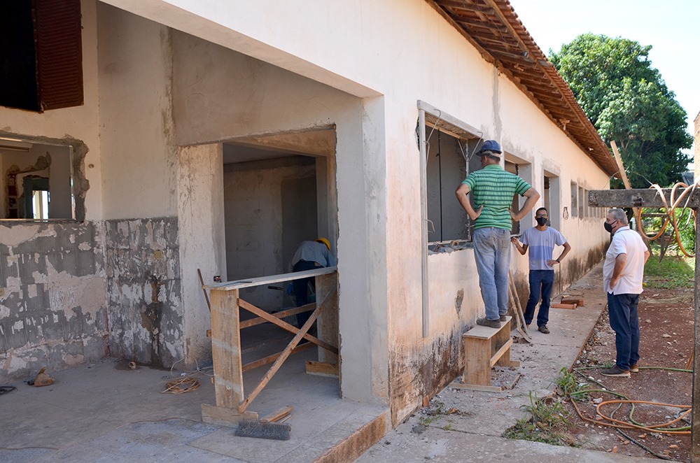 REINICIADA A REFORMA DO CENTRO DE CONVIVÊNCIA DE IDOSOS