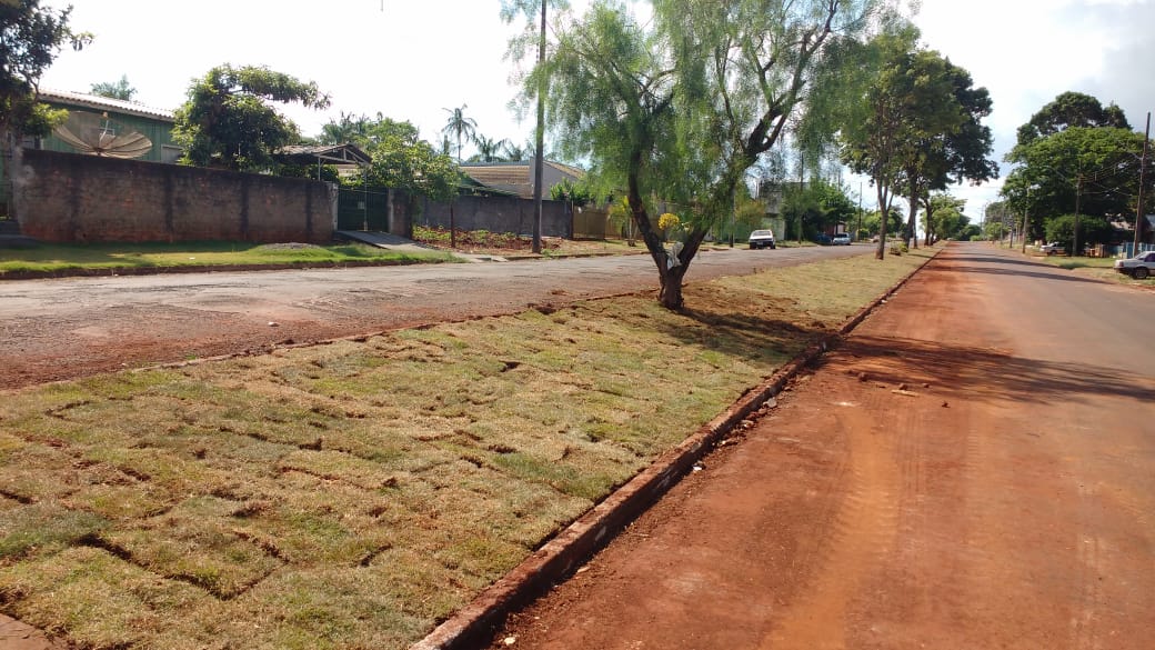 MANUTENÇÃO E MELHORIAS NO CANTEIRO CENTRAL DA AVENIDA ASCÂNIO MOREIRA DE CARVALHO