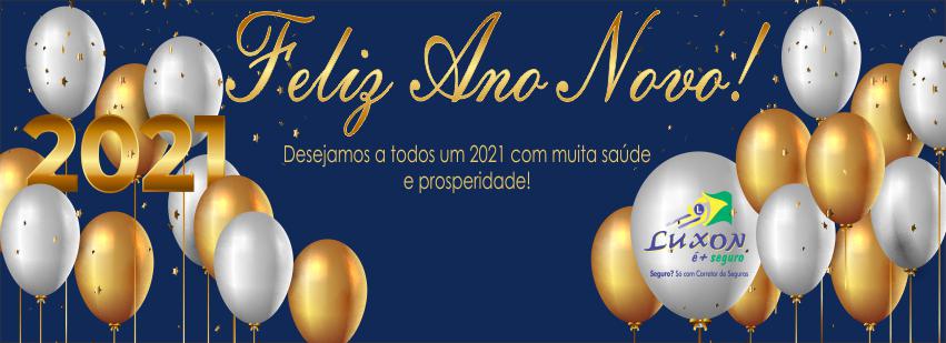 Feliz 2021 : Mensagem da LUXON é + Seguro