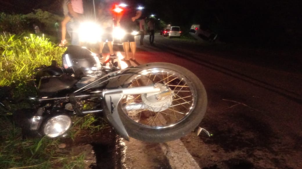 Motociclista morre após acidente entre Janiópolis e Boa Esperança