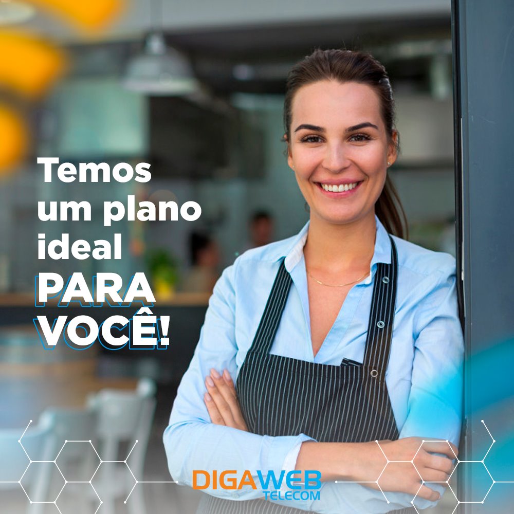 Internet de qualidade com a velocidade que seu negócio precisa, é com a DIGAWEB