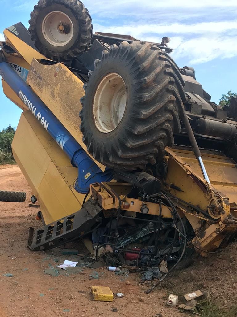 Acidente com colheitadeira  tira a vida de morador de Juranda