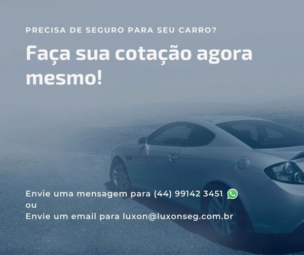 Faça o seguro de seu automóvel na Luxon é + Seguro e dirija tranquilo