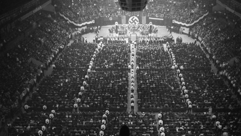 Historeando: COMÍCIO NAZISTA EM NOVA YORK, 1939