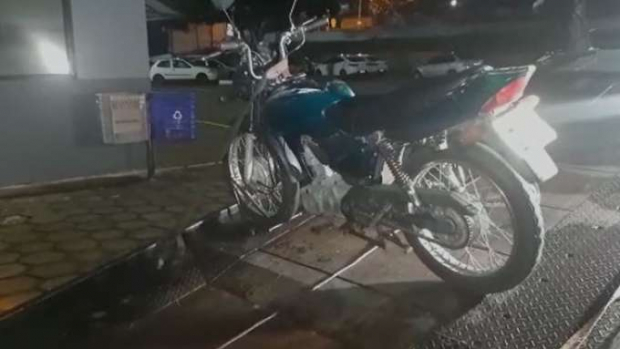 Moto furtada em Ubiratã é recuperada pela PM em Cascavel
