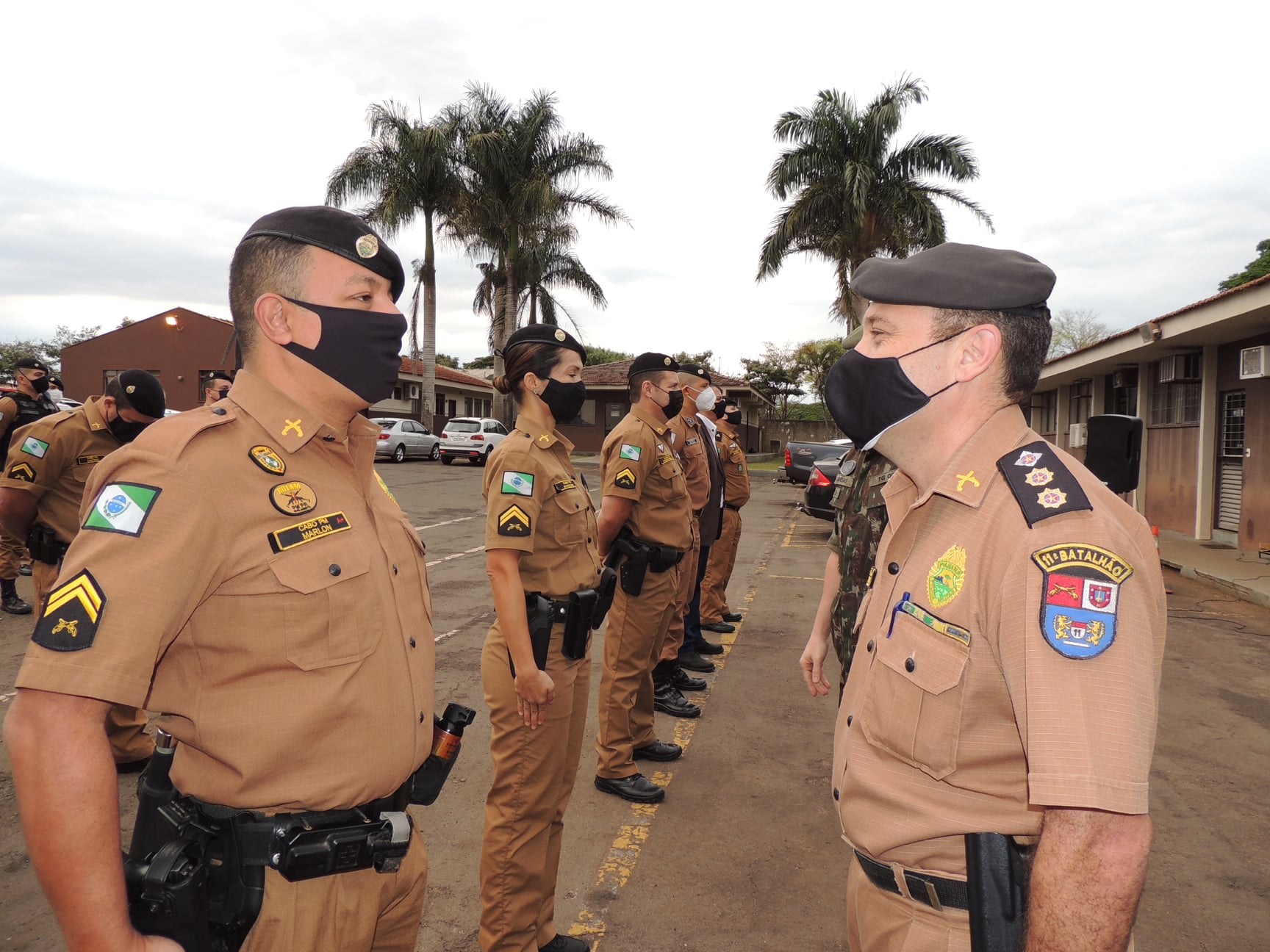 Polícia Militar realiza solenidade de entrega de Carta Patente e Divisas aos policiais do 11º BPM promovidos recentemente