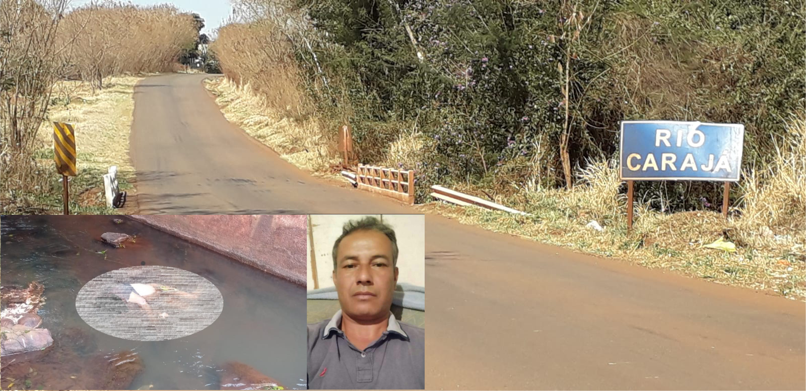 Homem é encontrado morto debaixo da ponte do Rio Carajá em Juranda