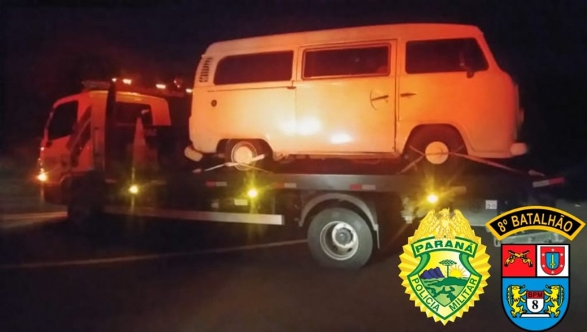 Kombi é aprendida transportando quase 1,5 tonelada de maconha na região noroeste