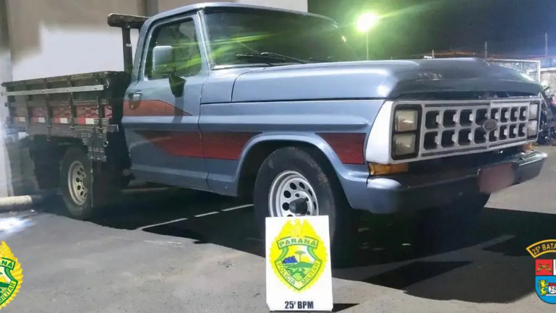 Homem furta camionete, vai para motel e é preso em Umuarama