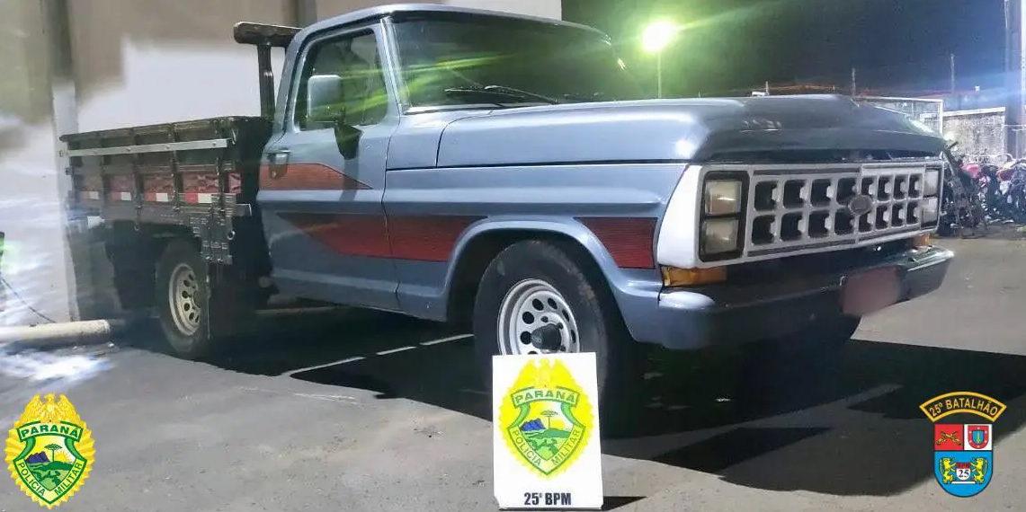 Homem furta camionete, vai para motel e é preso em Umuarama