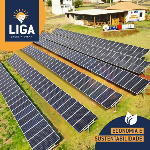 LIGA Energia Solar: Várias estruturas instaladas; venha tomar um café com a gente e fazer seu orçamento