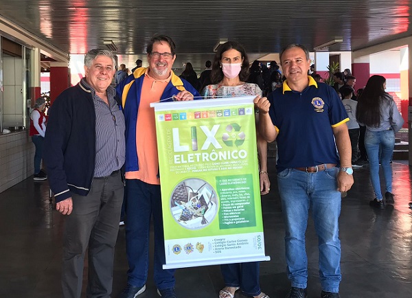 LIONS Clube de Ubiratã inicia a campanha para recolhimento de Lixo Eletrônico