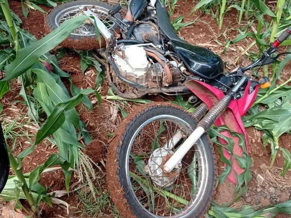 Polícia Militar recupera moto furtada em Nova Cantu