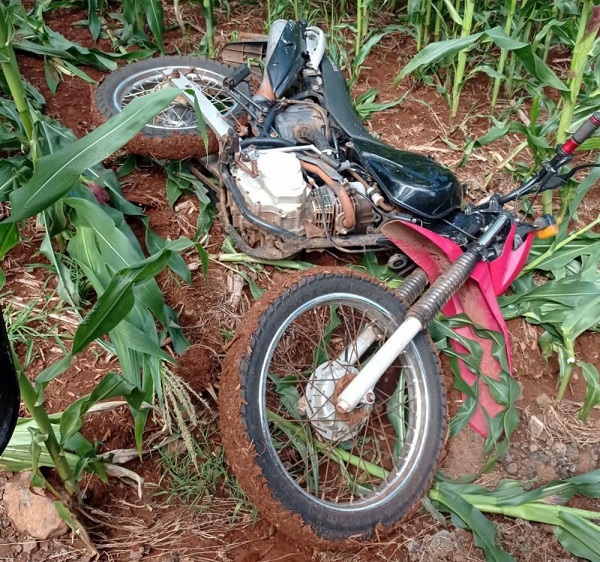 Polícia Militar recupera moto furtada em Nova Cantu