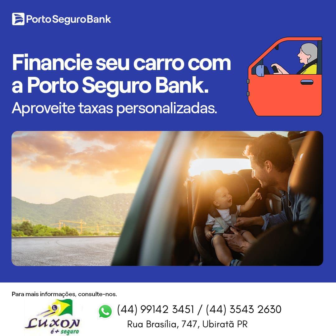 Financie seu carro na Luxon é + Seguro