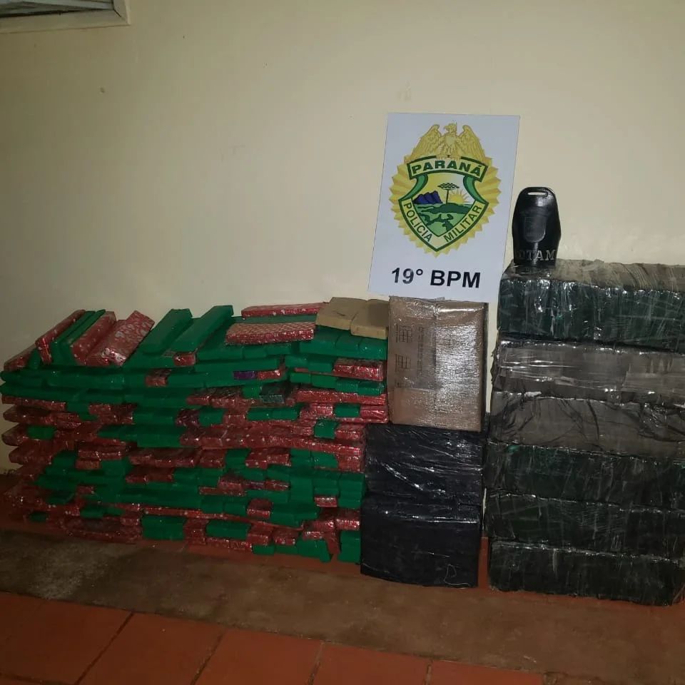 Traficante é preso pela ROTAM com quase 500 Kg de maconha em Cafelândia