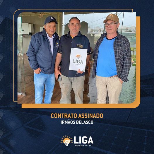 LIGA Energia Solar: Faça como os irmãos Belasco e o Sr. Alceu que investem em economia e sustentabilidade gerando sua própria energia