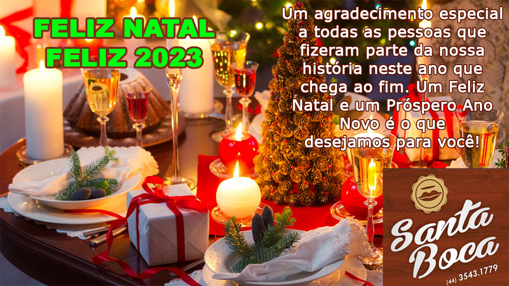 Feliz 2023 – SANTA BOCA Restaurante & Pub