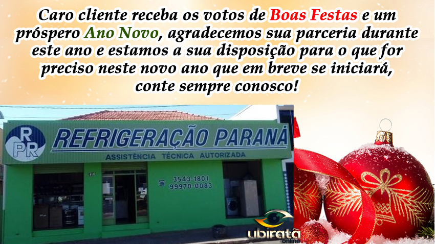 Feliz 2023 – REFRIGERAÇÃO PARANÁ