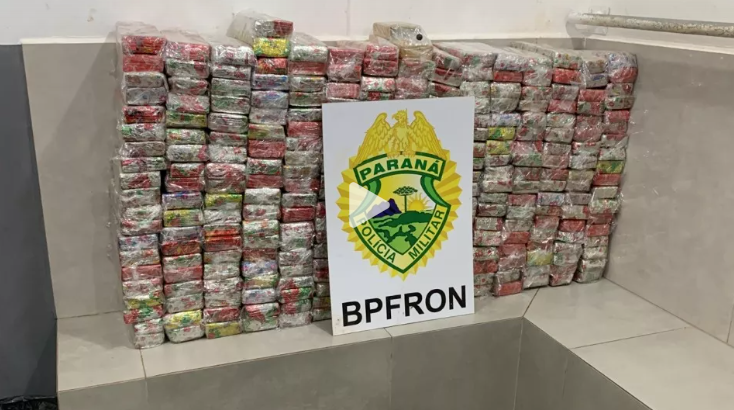 BPFron apreende veículo carregado de maconha na BR 369