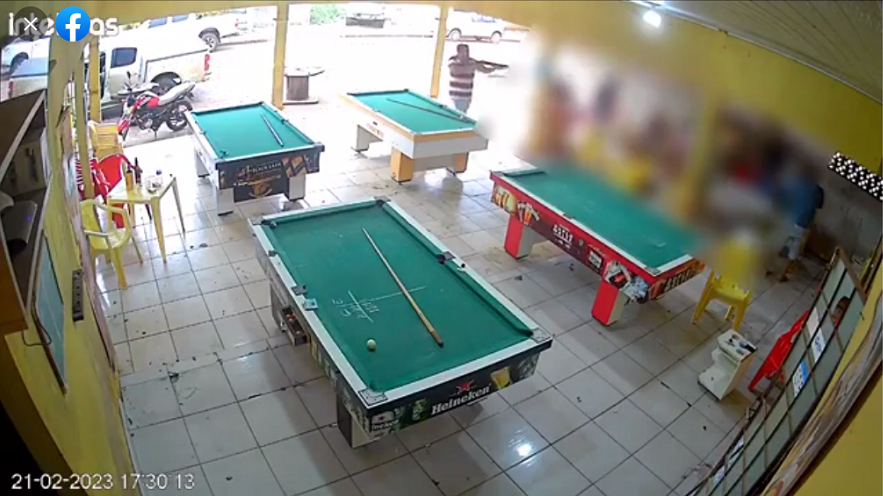 Veja o Vídeo: Homens perdem jogo em bar, voltam armados e matam seis pessoas no MT