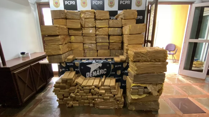 Denarc apreende mais de 1 tonelada de maconha na BR 369