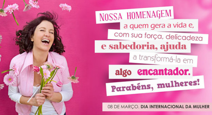 Parabéns Mulher: Mensagem da Mercearia Manah