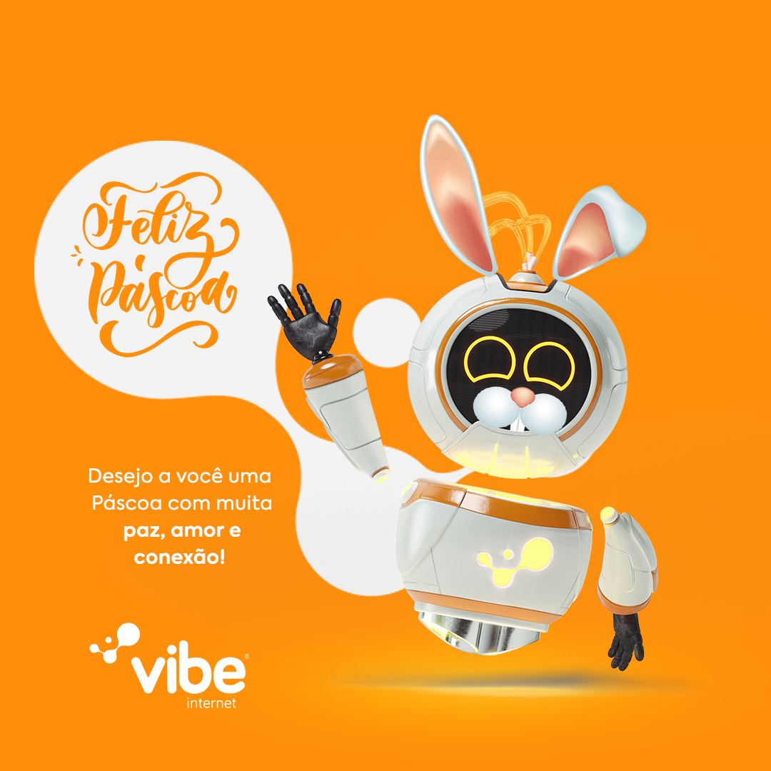 Feliz Páscoa: Mensagem do VIBE Internet