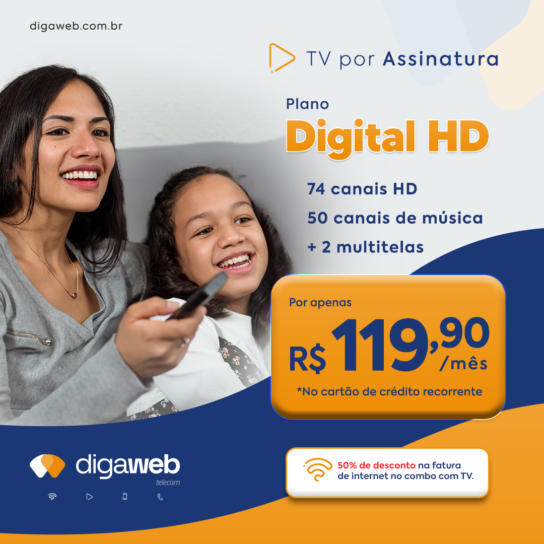 Digaweb Telecom: Não deixe para amanhã o plano que você pode contratar hoje!