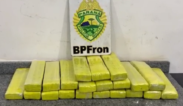 BPFRon apreende 21 tabletes de maconha após abordagem na BR 369