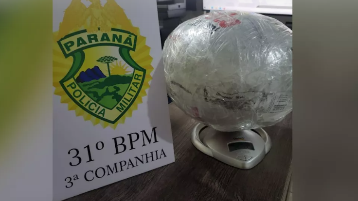 Policia Militar apreende maconha em ônibus em Corbélia