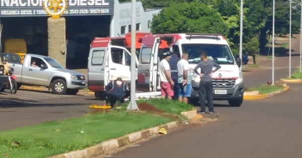 Dois acidentes são registrados na Avenida João Pipino neste feriado do Trabalhador