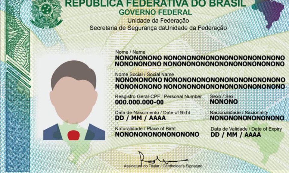 Nova carteira de identidade será emitida sem informação sobre sexo