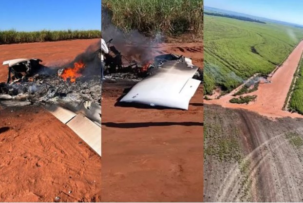 Aeronave é encontrada incendiada após ser interceptada pela FAB no Paraná