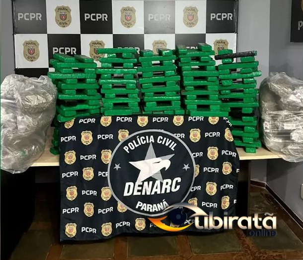 Após perseguição Denarc apreende 253 quilos de drogas em Ubiratã