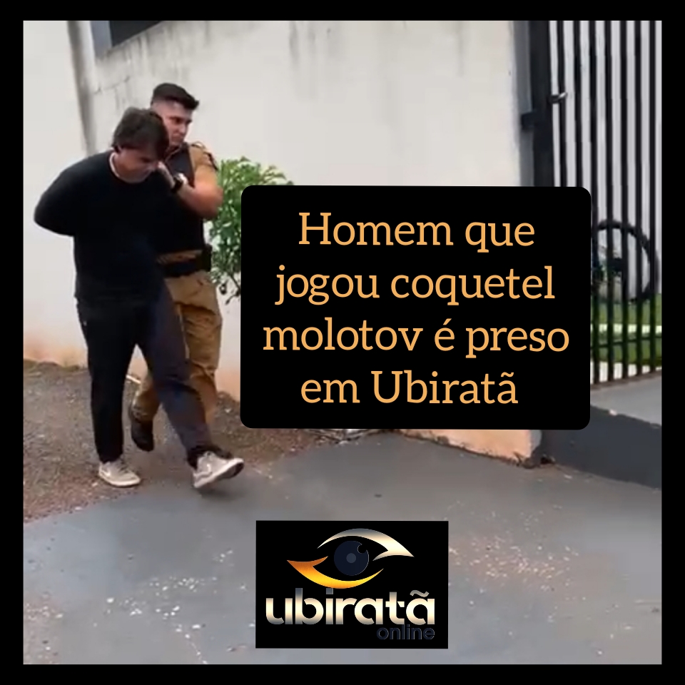 Homem que tentou colocar fogo em residência é preso em Ubiratã