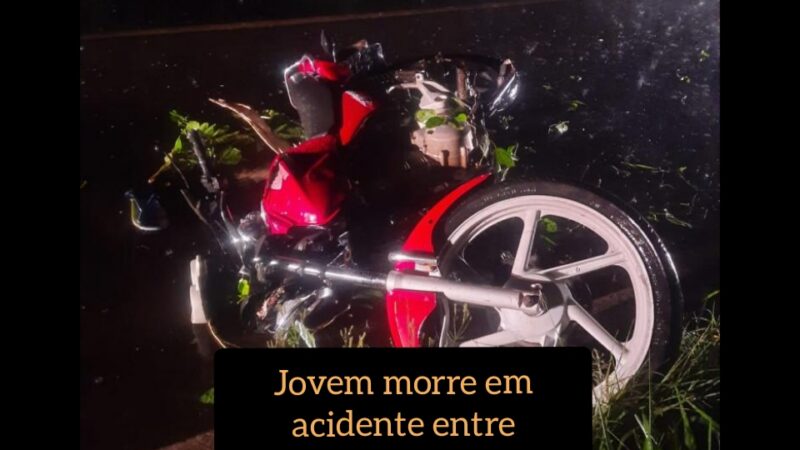 Jovem morre em acidente de moto na PR 364 entre Campina da Lagoa e Altamira do Paraná