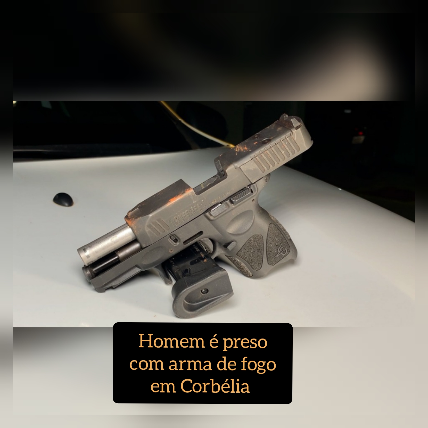 Homem é preso por porte ilegal de arma de fogo em Corbélia