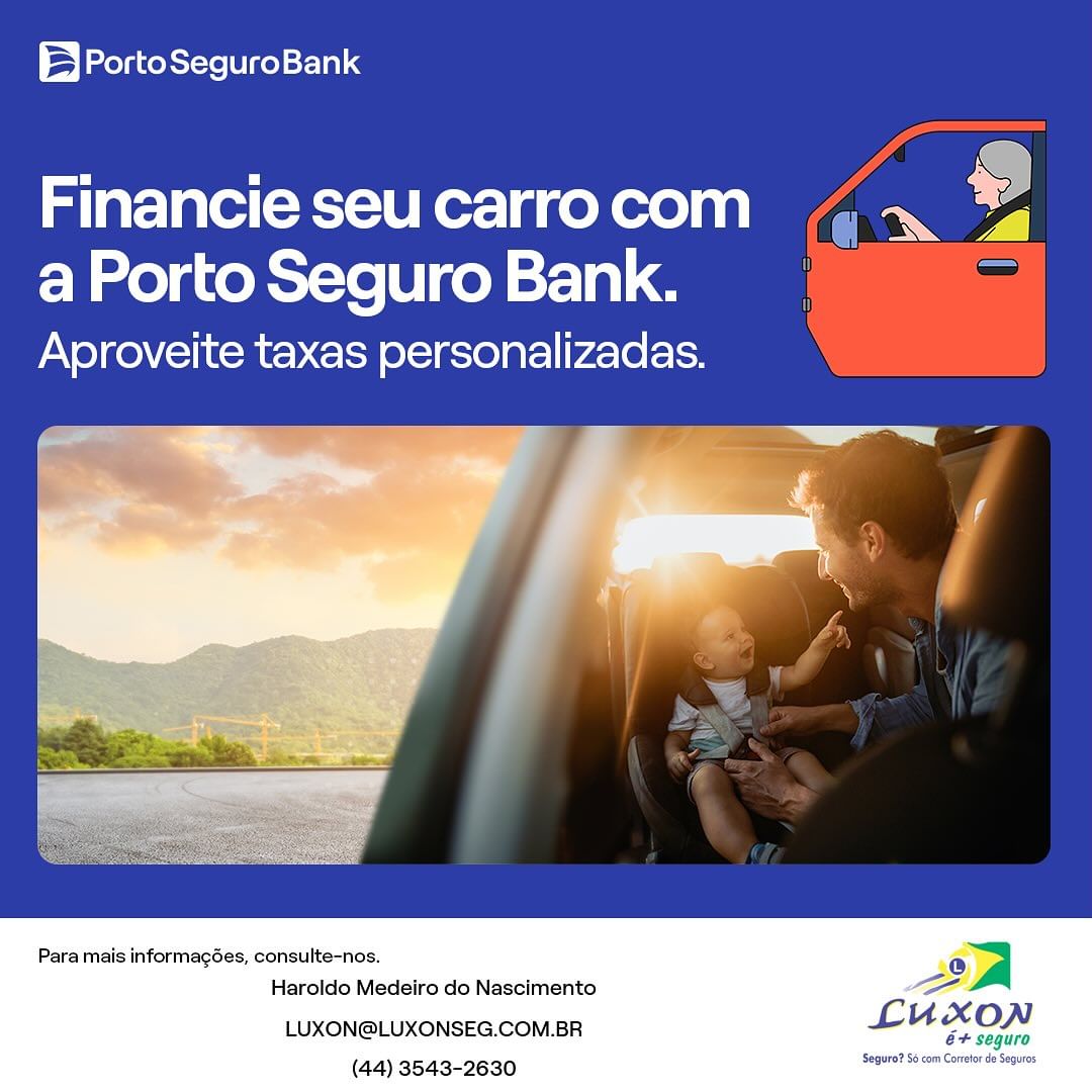 Luxon é + Seguro: Financie seu veículo, sem burocracia e com parcelas que cabem no seu bolso